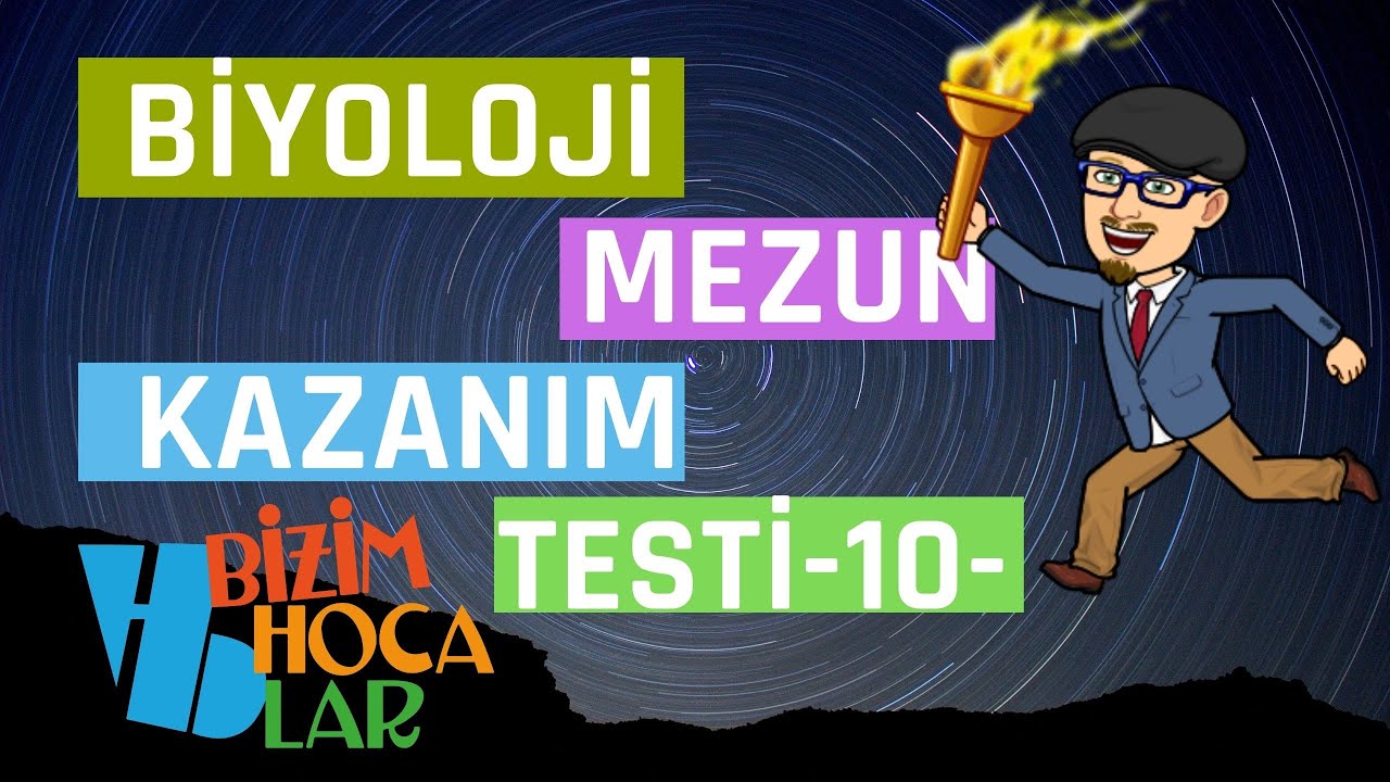 Mezun Biyoloji Kazanım Testleri-10 (Hücre Zarından Madde Geçişi II )