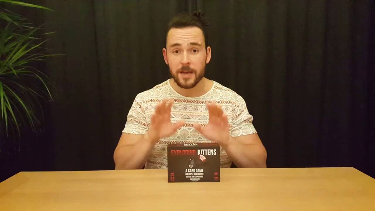 Let's play Exploding Kittens (adult version): Rules and review by Hit and Sunk Games