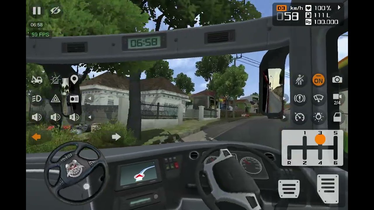 Bus Simulator indonesia (no voice)#bus game#simulator