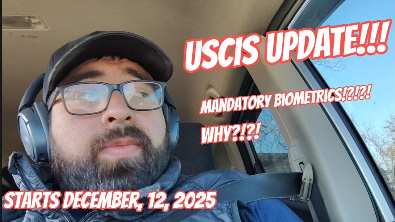 USCIS BIOMETRICS UPDATE!!! Affects DACA recipients (Renewals) Effective December 2025