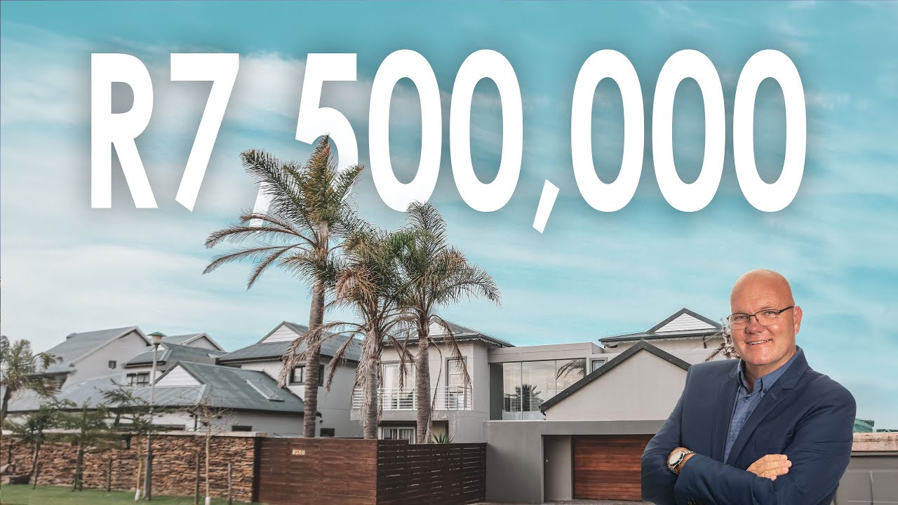 Touring A R7,500,000 Modern Waterfront Villa In South Africa