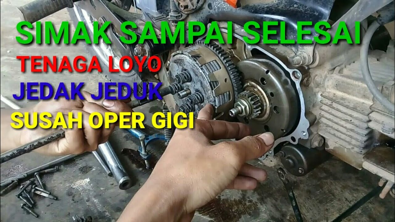 Cara ganti kampas dan bongkar karet kopling vega #TUTORIAL