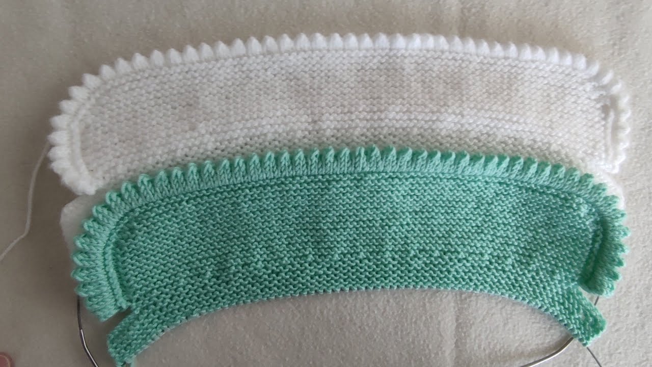 Örgüde Bebe Yaka Nasıl Yapılır?-How to Make a Baby Collar in Knitting