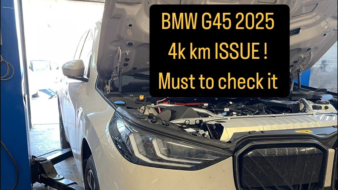 BMW x3 G45 2025 first oil change after 4k km . CHECK IT !