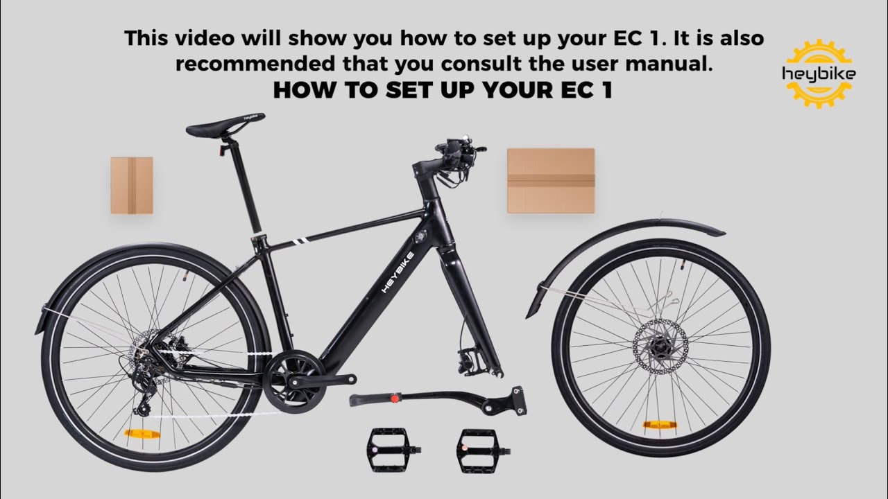 Heybike EC 1 Unboxing and Assembly | E-Bike Unboxing
