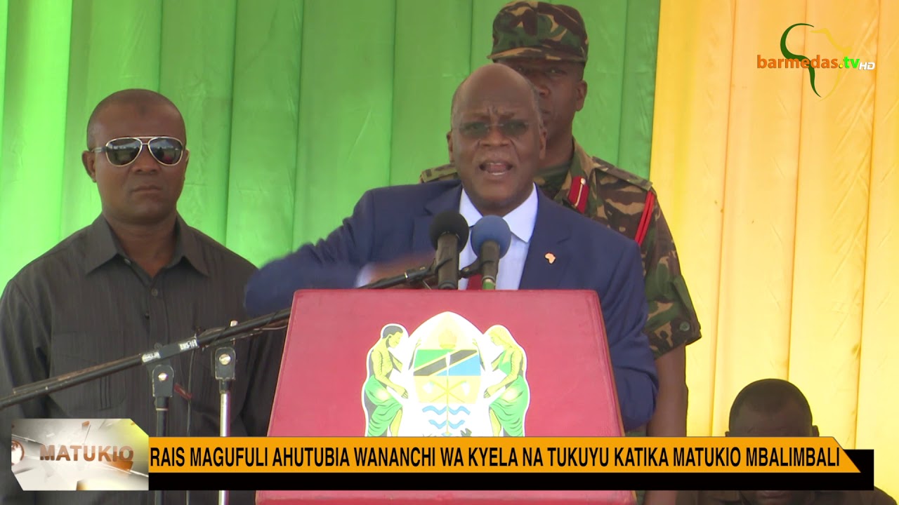 RAIS MAGUFULI AHUTUBIA WANANCHI WA KYELA NA TUKUYU KATIKA MATUKIO MBALIMBALI