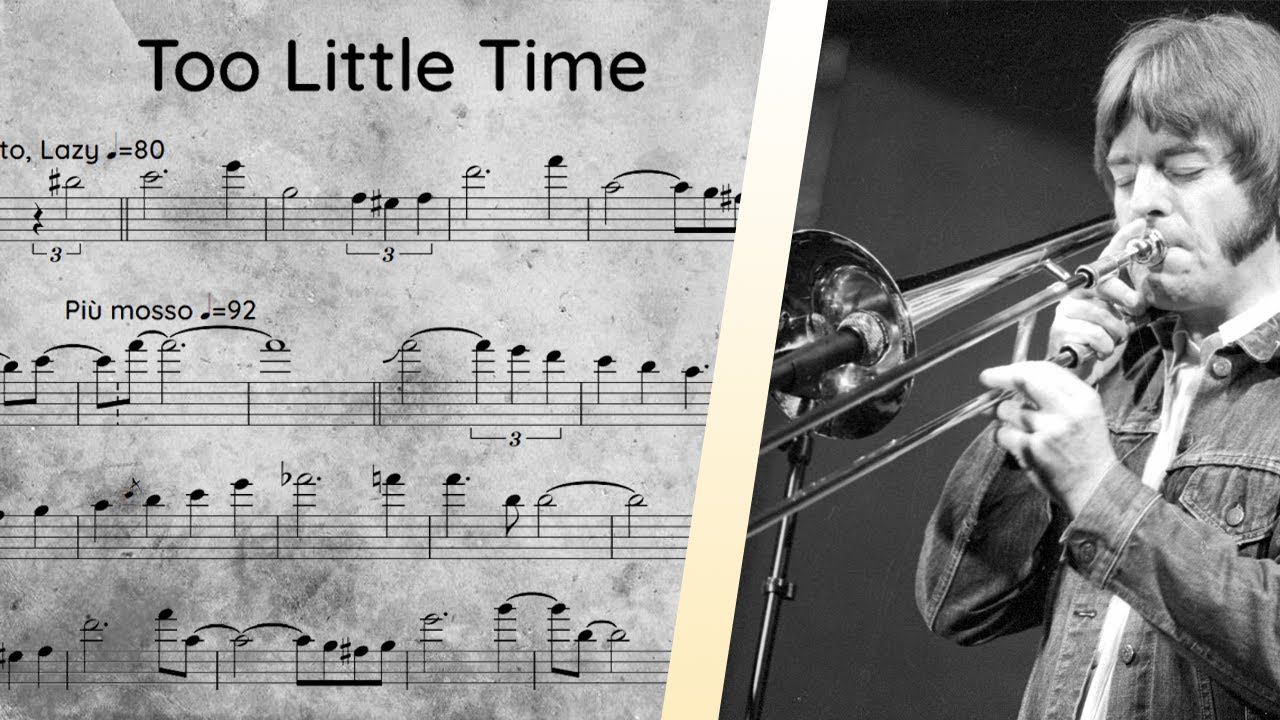 Bill Watrous - Trombone Solo Transcription (Too Little Time)