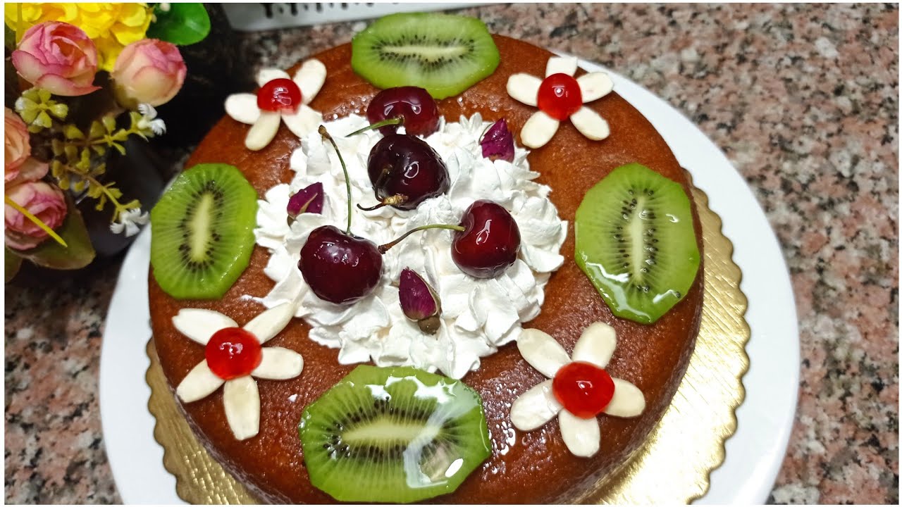 🌟مسكوتشو مشرب كيما البسبوسة يوالم بزاف العصائر بنة خيالي😍cake_aux_fruits#