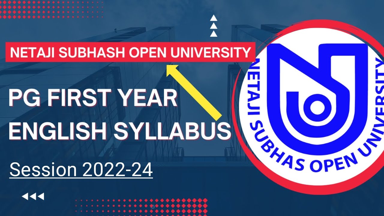NSOU PG Part 1 English Syllabus 2023 || Suman Sardar || Ambition Vibes ||