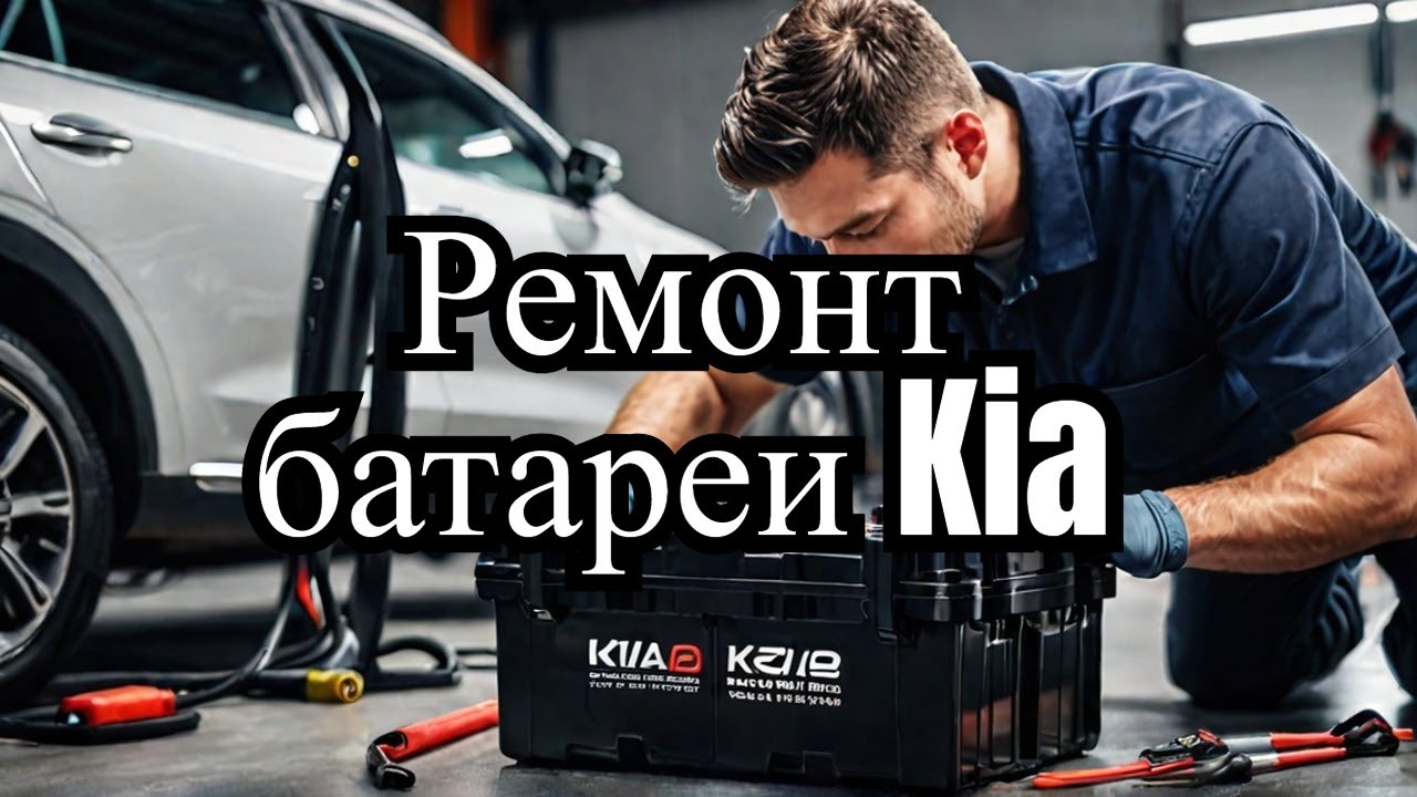Kia Niro ремонт батареи . Kia niro battery renovation