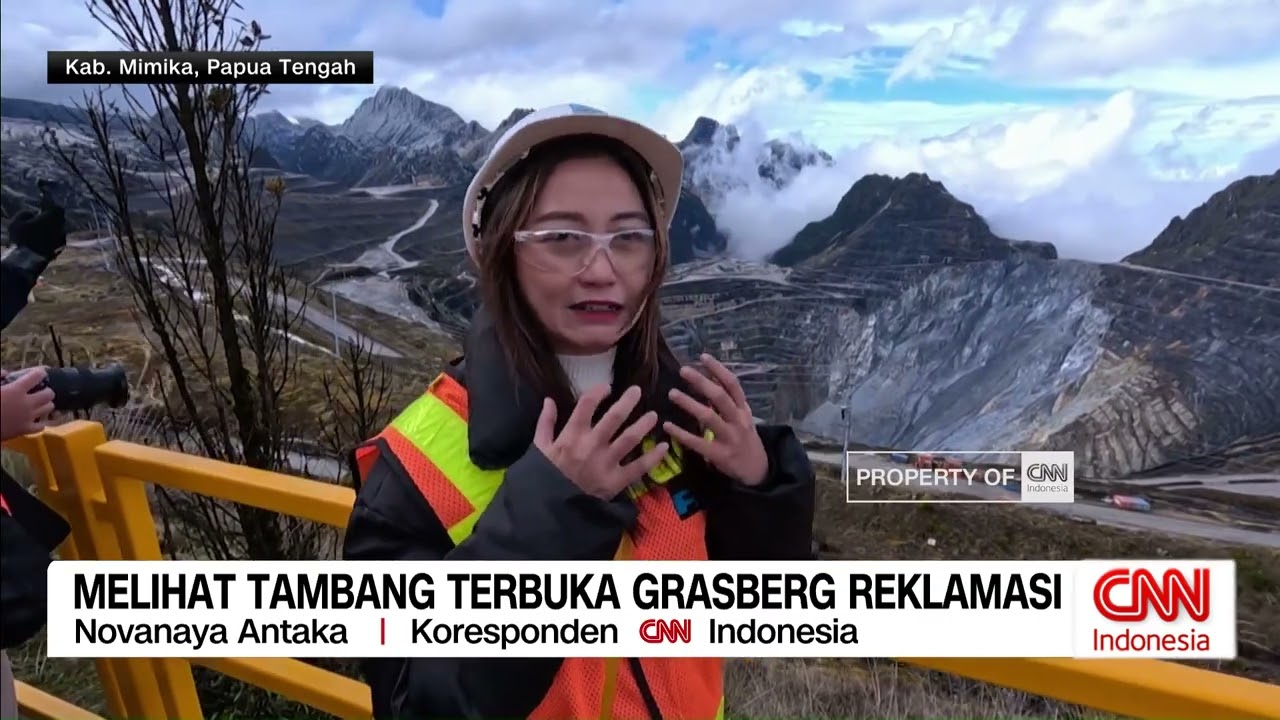 Melihat Tambang Terbuka Grasberg Reklamasi