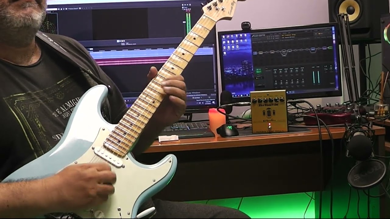 Emerald Bay Guitar - Signature Model 2  Panos A.Arvanitis -Kourbis Plexi Vibe Pedal-MusicLand Stores