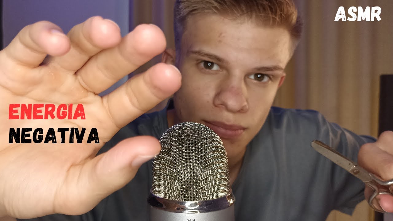 ASMR | TIRANDO TODA SUA ENERGIA NEGATIVA (super relaxante)
