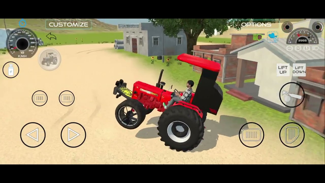 Trector farming game // mini trector game // game ka raja.... 