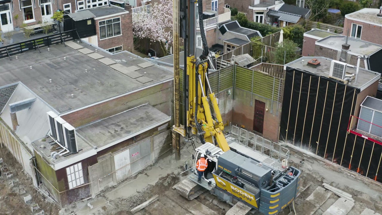 BodemBouw produceert bouwkuip door middel van CSM-wanden voor De Vierhoek in Haarlem