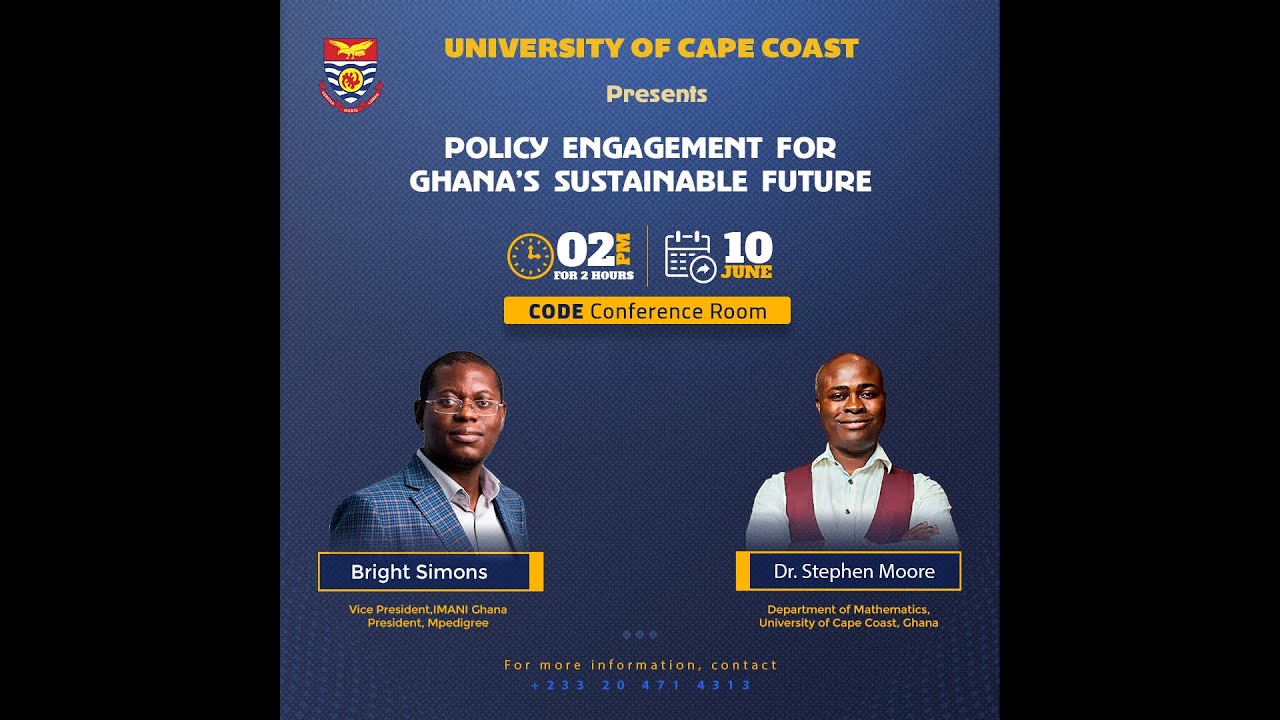 Policy Engagement for Ghana's Sustainable Future - Bright Simons