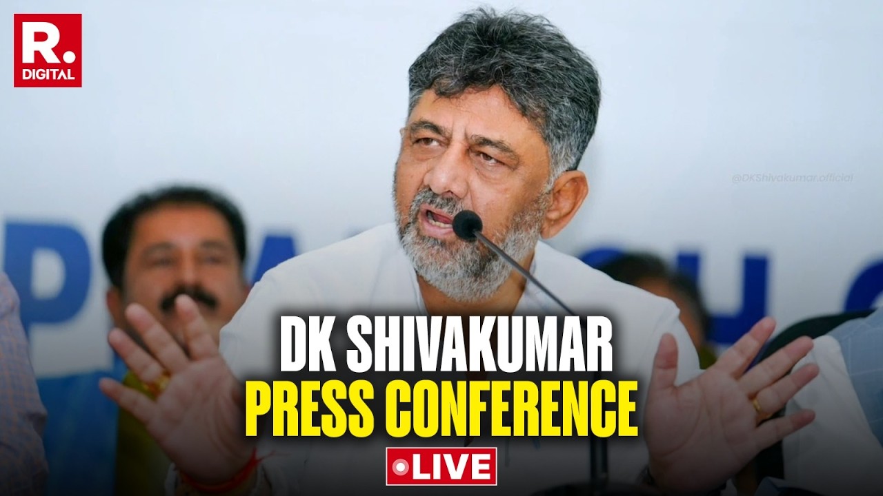 LIVE: Karnataka CM DK Shivakumar Addresses Press Conference | Karnataka News | Congress