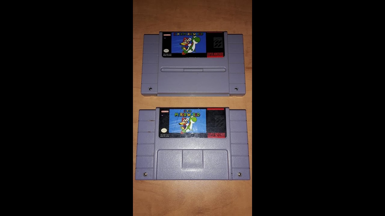 Super Mario World™ 1993, 1990 Super Nintendo® | Cleaning Battery Replacement.