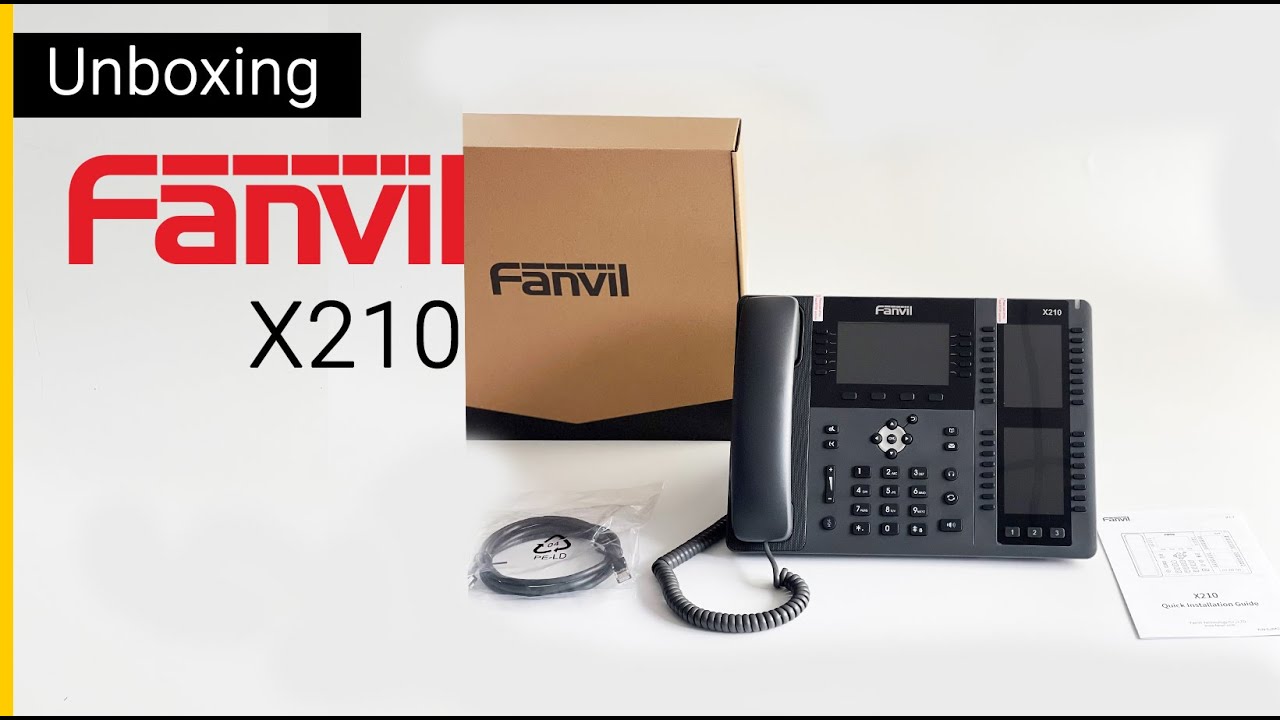 Fanvil X210 Unboxing