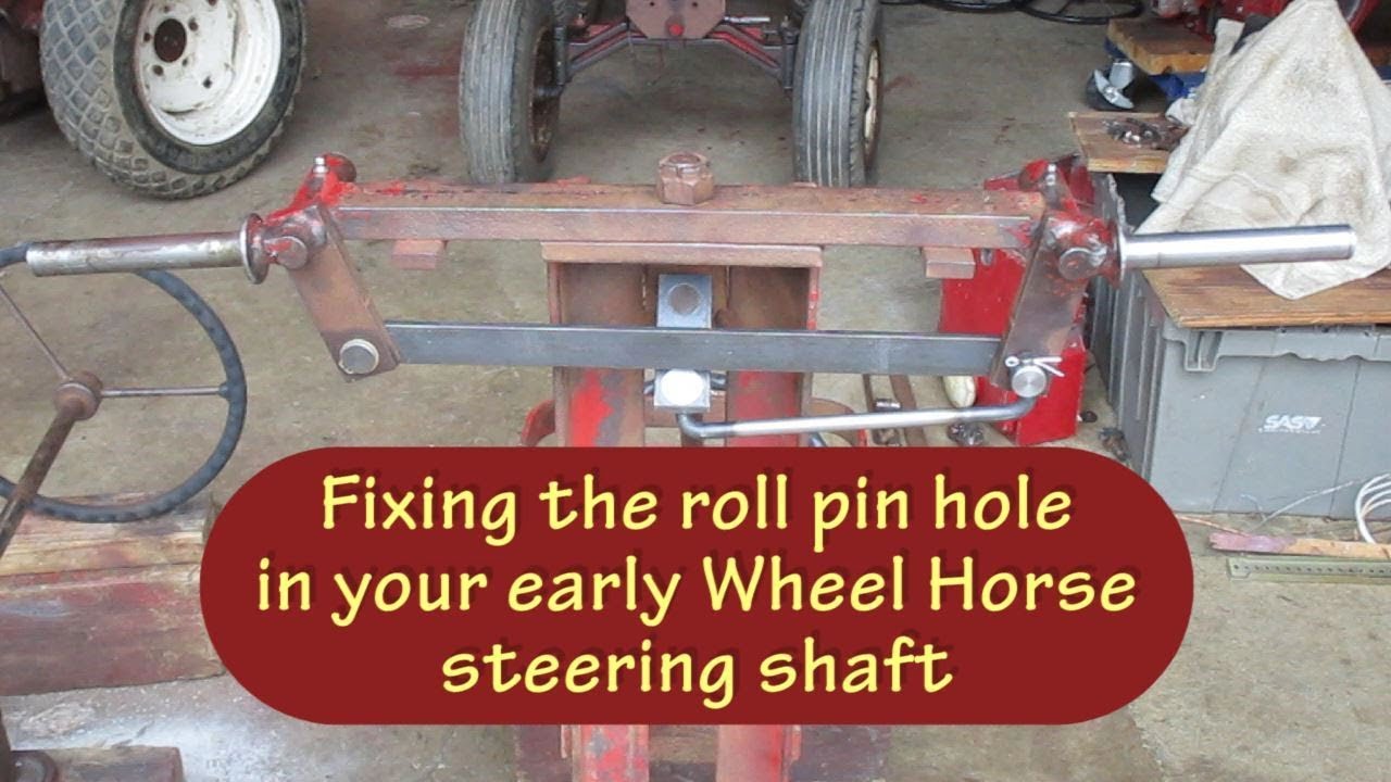 Wheel Horse Steering Shaft Roll Pin Hole