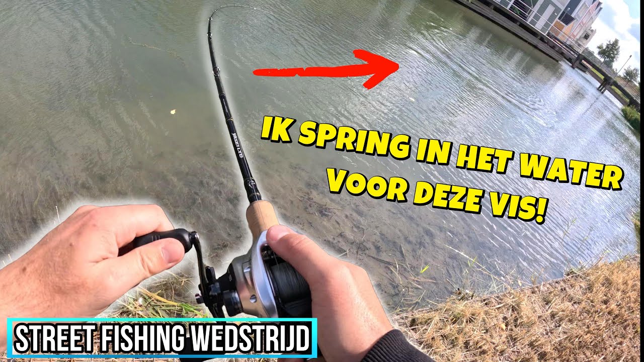 IK SPRING IN HET WATER VOOR DEZE VIS! - Streetfishing Wedstrijd