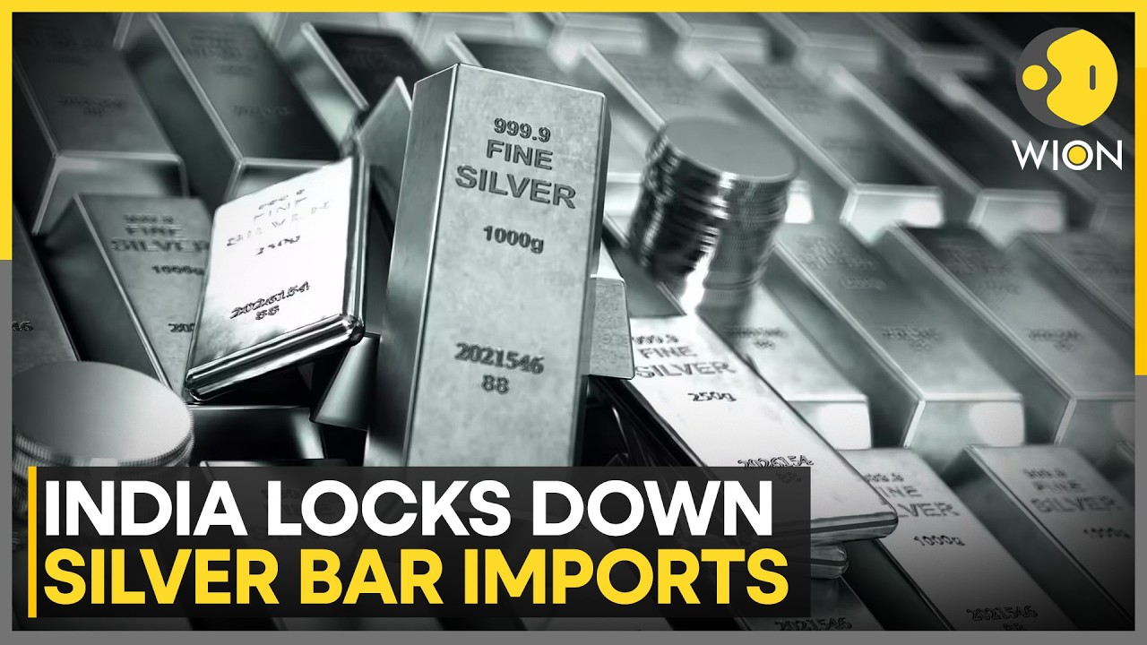 Silver Bar Imports Now Need Government Permit in India | WION