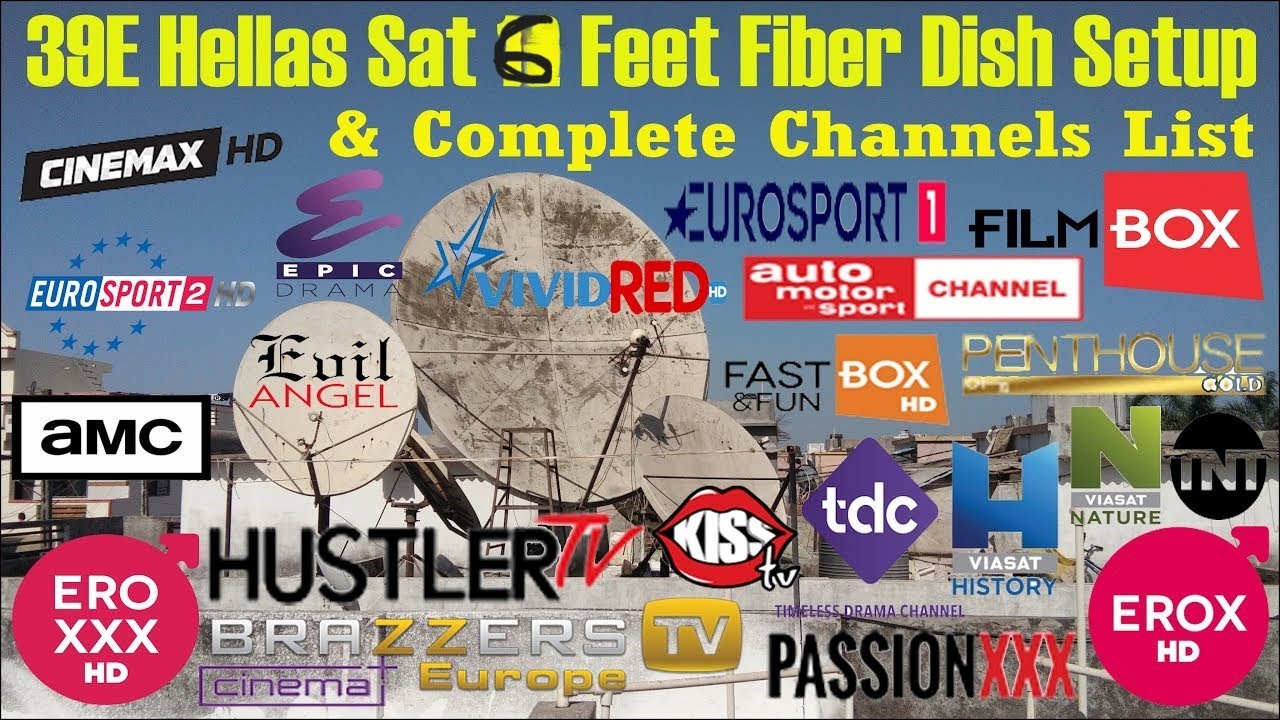 Hellas Sat 39e Channels list received using blind scan