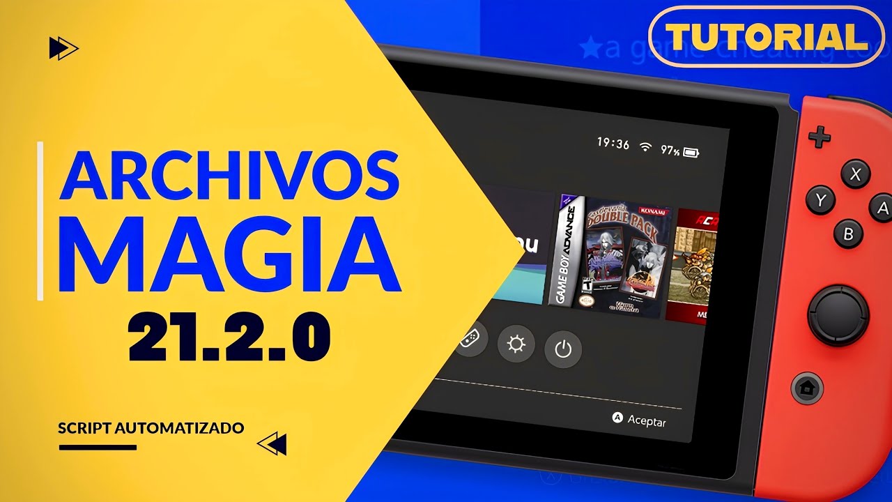 21.2.0 Ya compatible con MAGIA - Tutorial Compatible con OLED, LITE, V1, V2 🎮