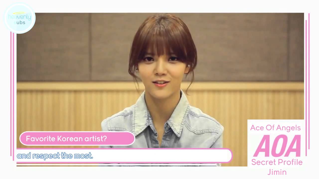 [HEAVENLYSUBS] 140917 AOA's Secret Profile - Jimin