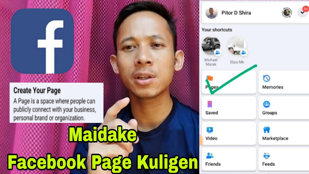 Maidake Facebook Page Kuligen/How to Create Facebook Page