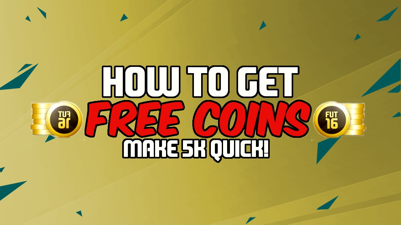 HOW TO GET FREE COINS ON FIFA 16! - MAKE 5K IN MINUTES!