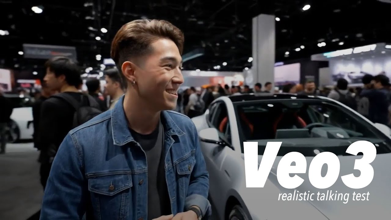 Veo3 test // non-existent car show