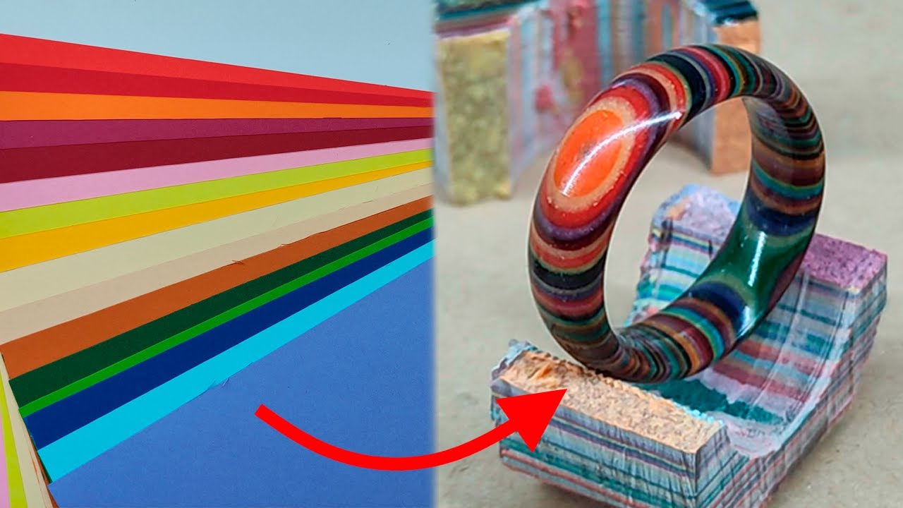 Haciendo Un Anillo de Papel