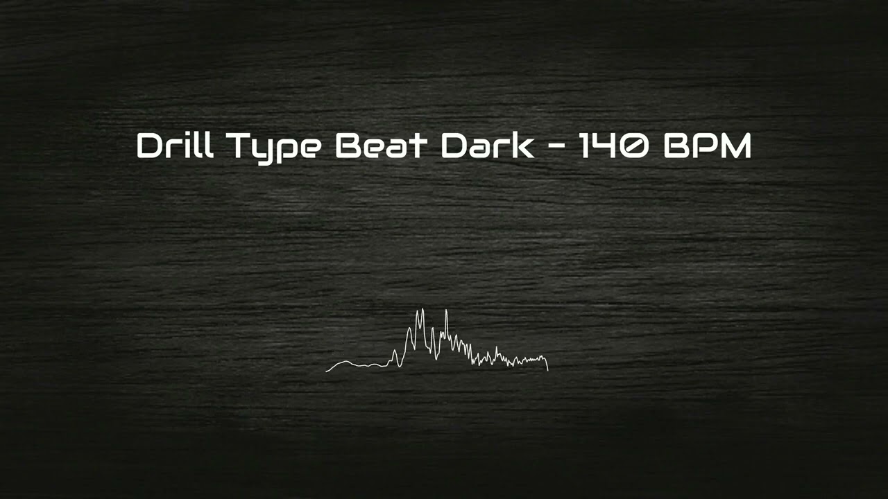 Instrumental Drill Type Beat Dark - 140 BPM