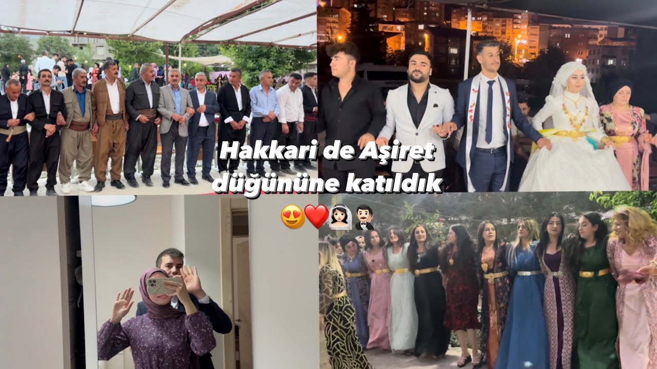 Hakkari de aşiret düğününe katılıyoruz 👰🏻‍♀️🤵🏻‍♂️