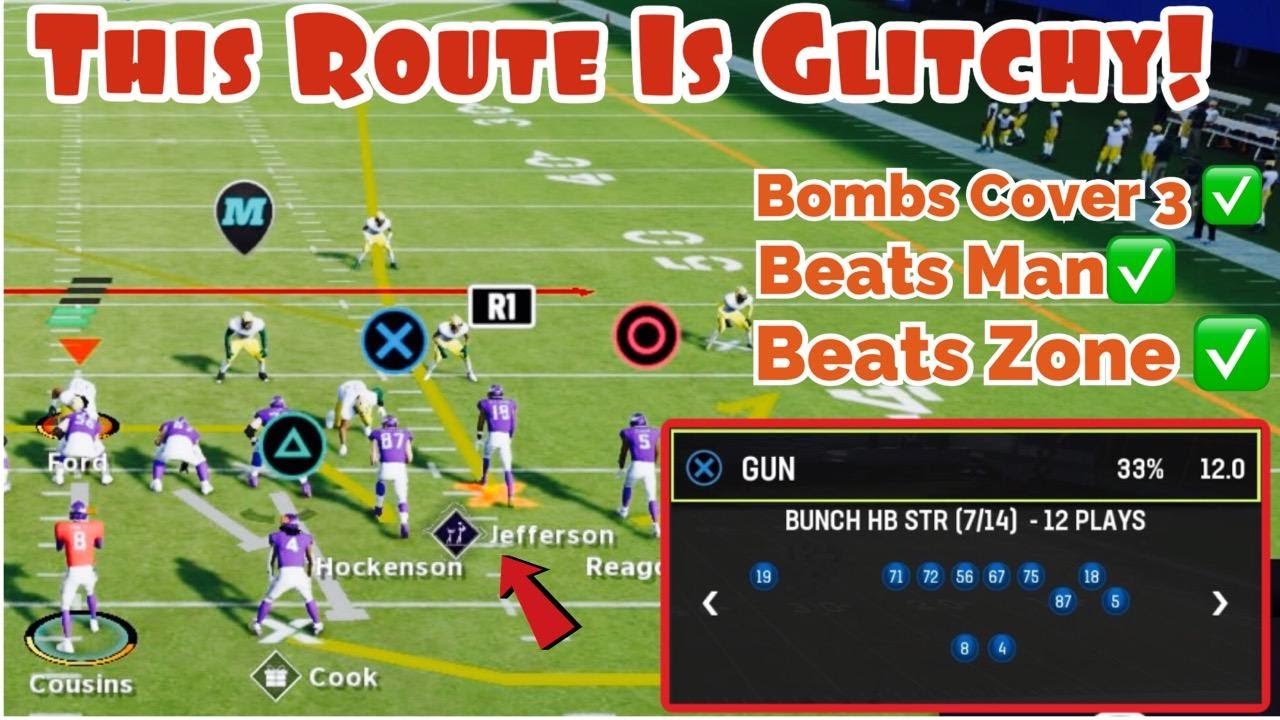 This Route Destroys Every Coverage In Madden 23! | Bunch HB Strong Mini Scheme |