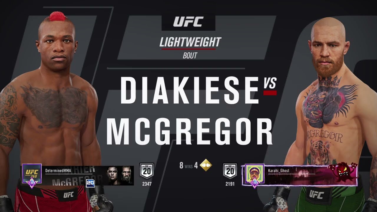 EA SPORTS™ UFC® 4 [Marc Diakiese vs Conor McGregor]
