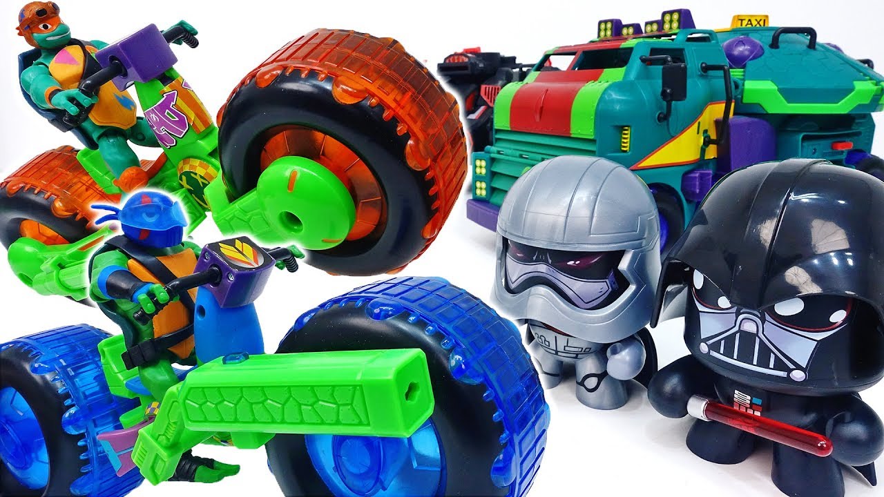 BatBot Is Stolen~! Here Comes TMNT Shell Hog #ToyMartTV