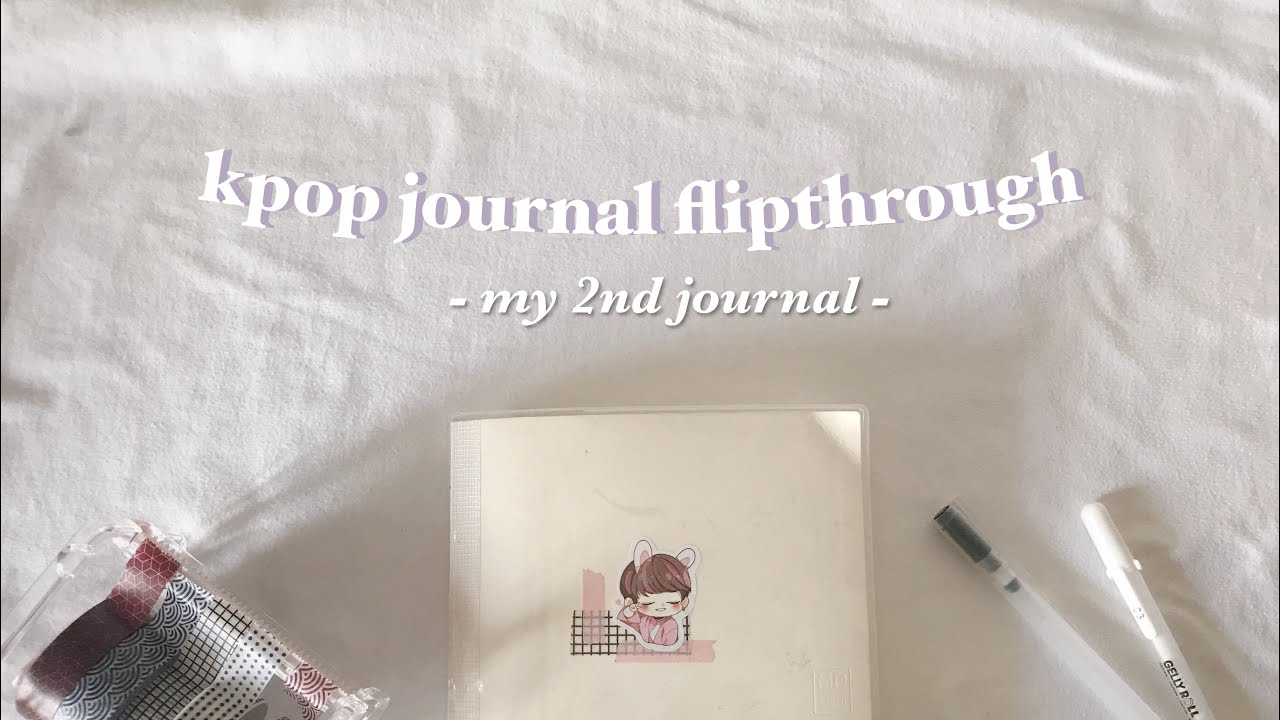 kpop journal flip through - my 2nd journal