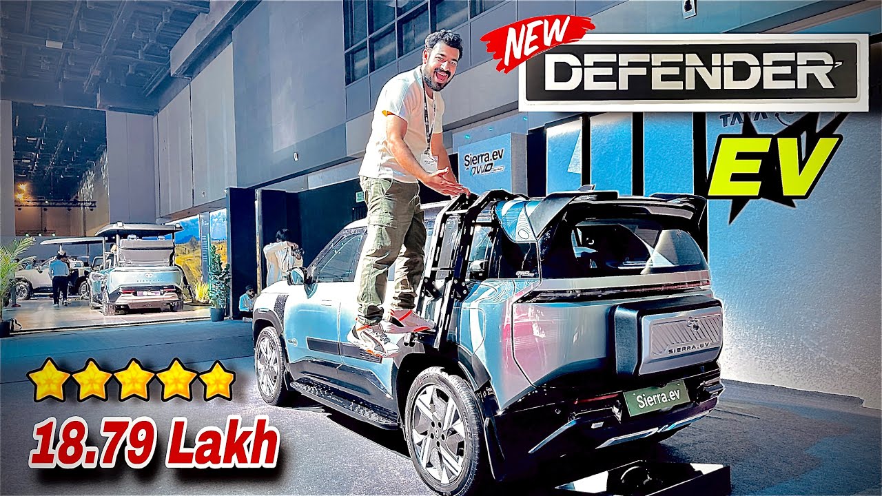 Defender EV 18.79 Lakh me 🔥 TATA Sierra EV Full Accessories 🤔