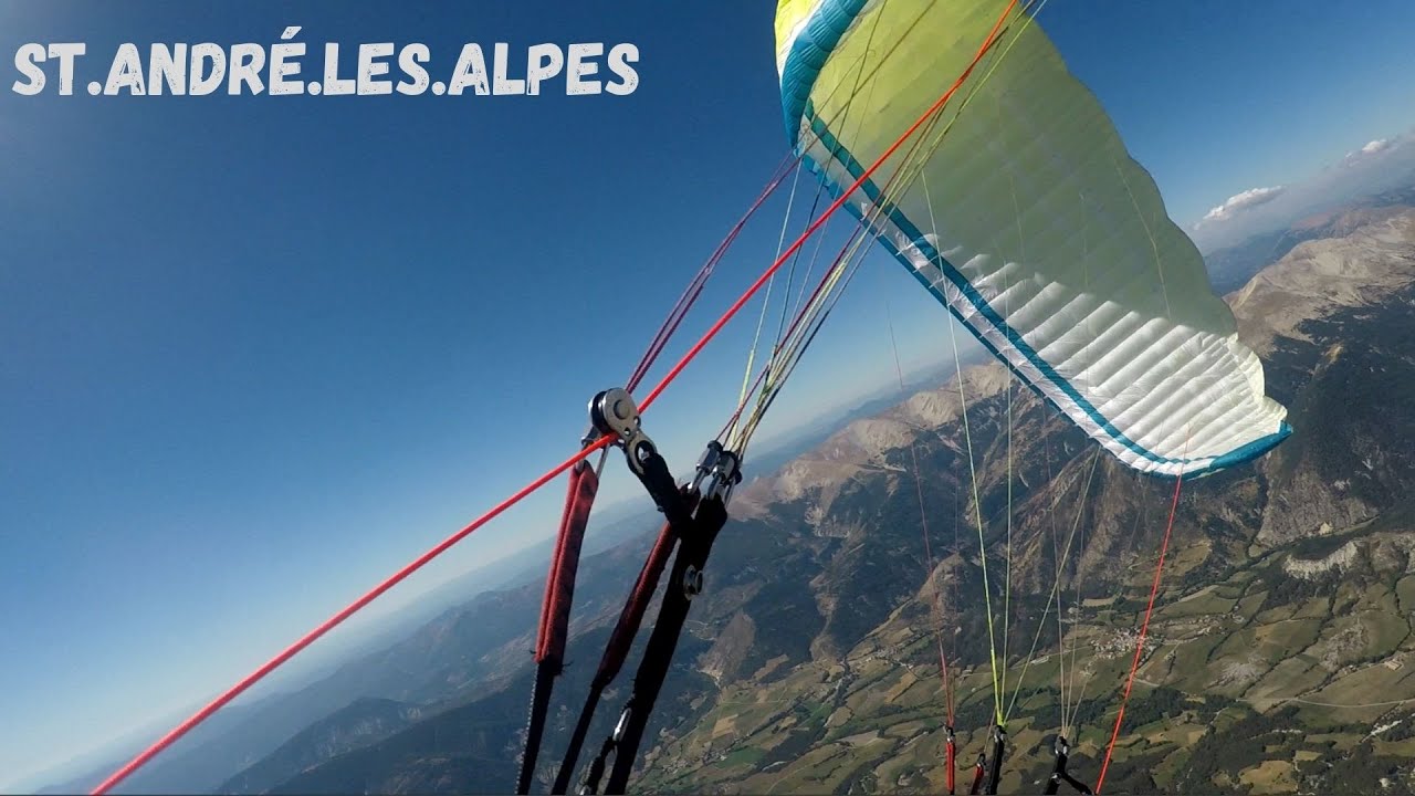 PARAPENTE : Premier cross à Saint André les Alpes