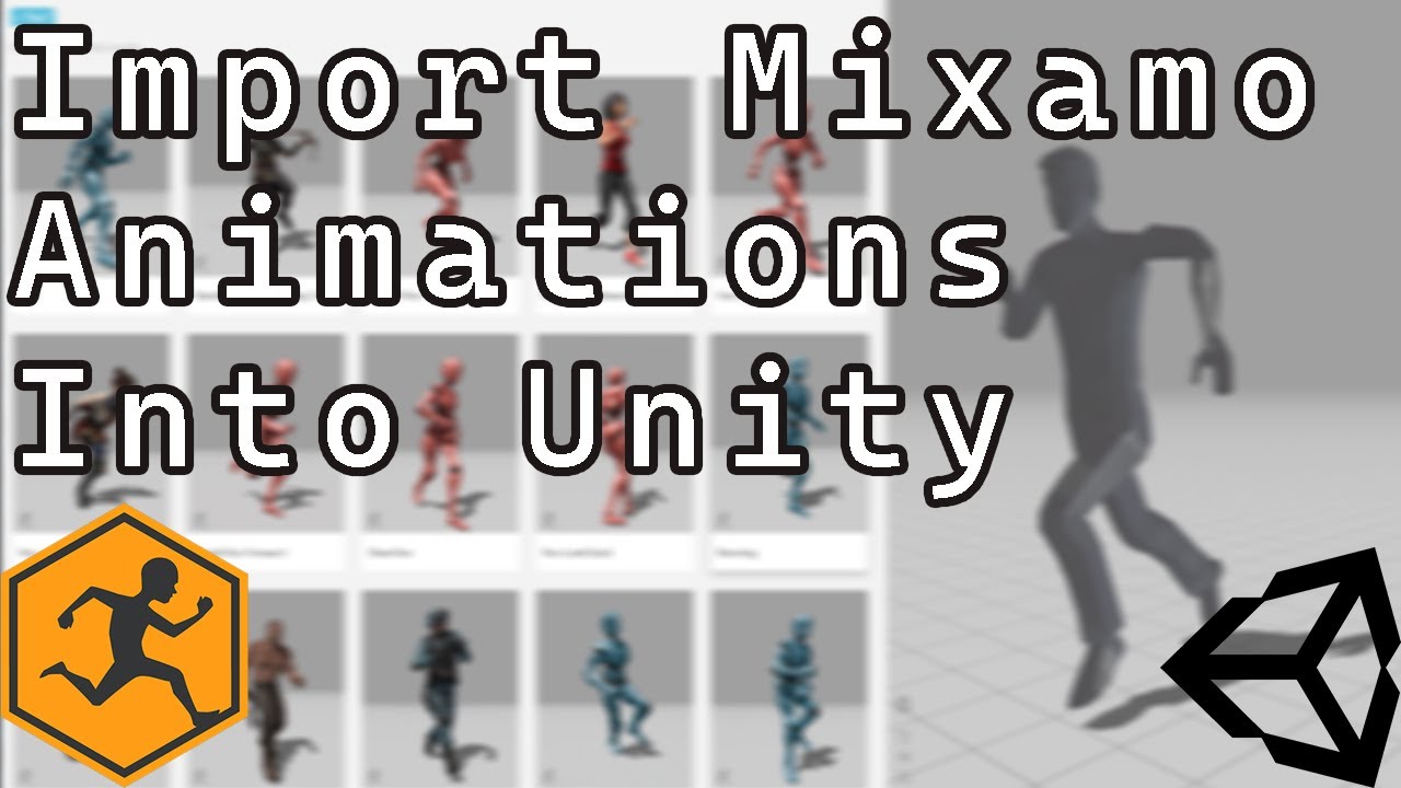 Как импортировать анимации Mixamo в Unity (быстро и просто)