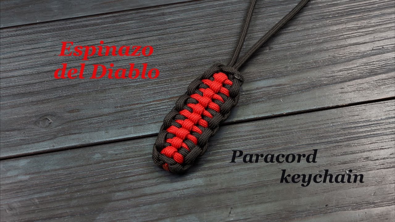 Espinazo del Diablo paracord keychain