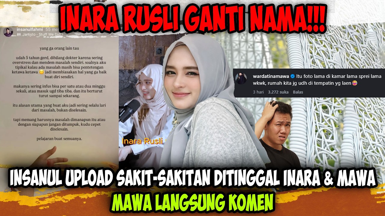 Viral❗❗ Insanul Fahmi Upload Sakit-Sakitan Ditinggal Inara & Mawa, Mawa Langsung Komen