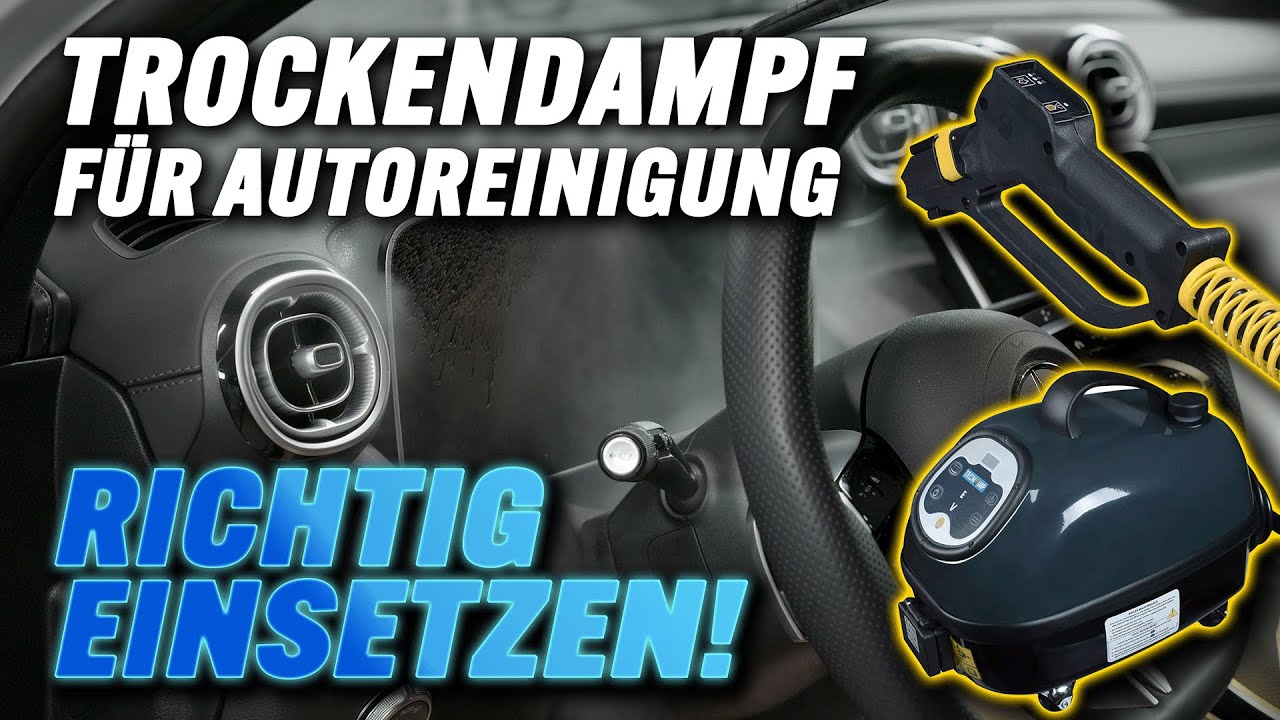 Trockendampf Dampfreiniger für Autopflege & Detailing – Vorteile, Tipps & Anwendung Tecnovap EVO 🚗
