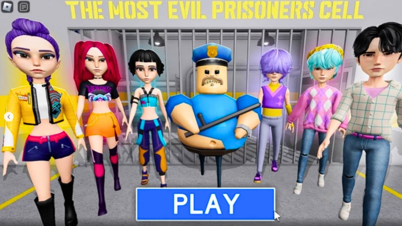 Saja Boys Kpop Demon Hunters Barry Prison Run | Roblox Obby 