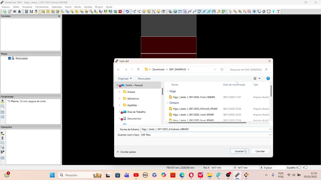 Plugin rotary no sheetcam com DGnest, como cortar viga I, U, e H
