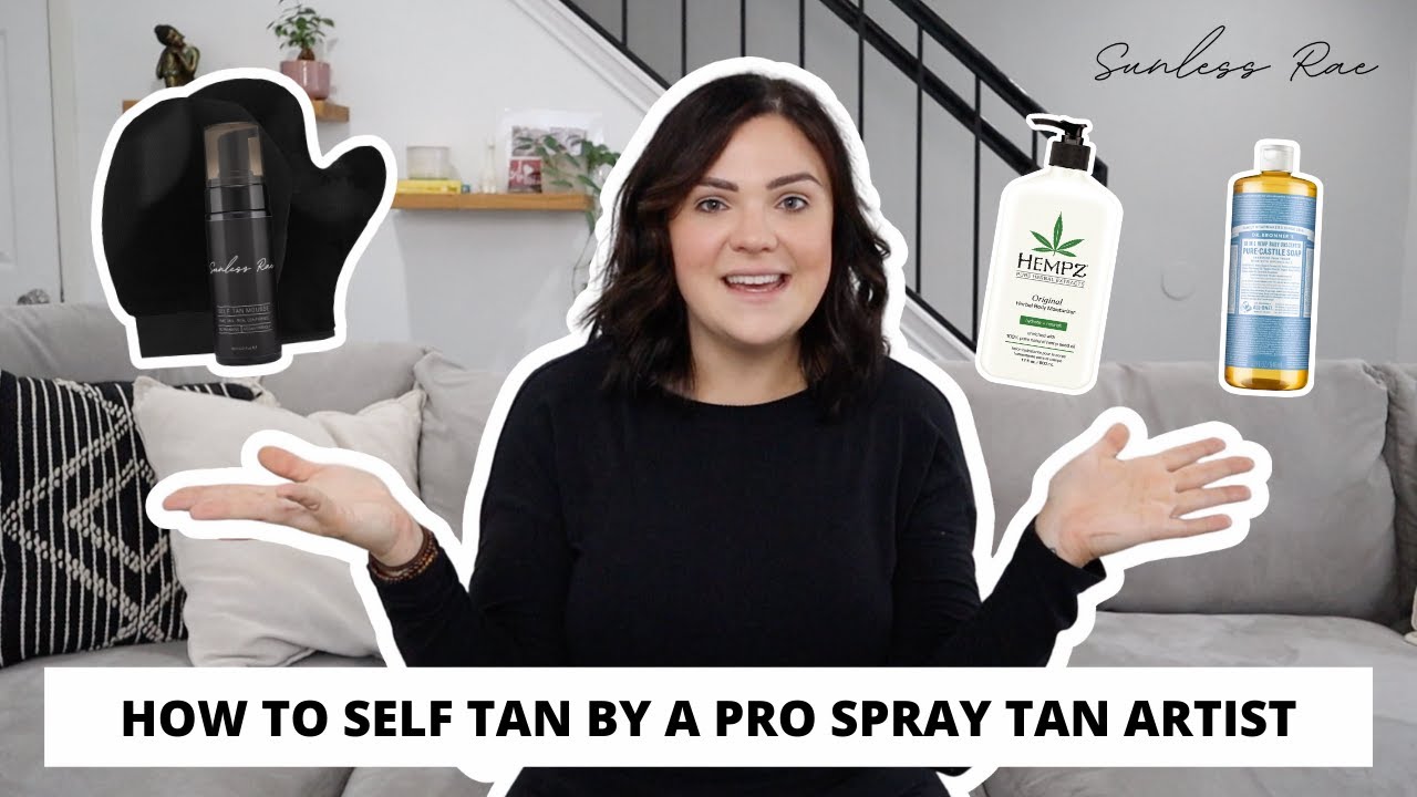 HOW TO SELF TAN | TIPS AND TRICKS BY A PRO SPRAY TAN ARTIST