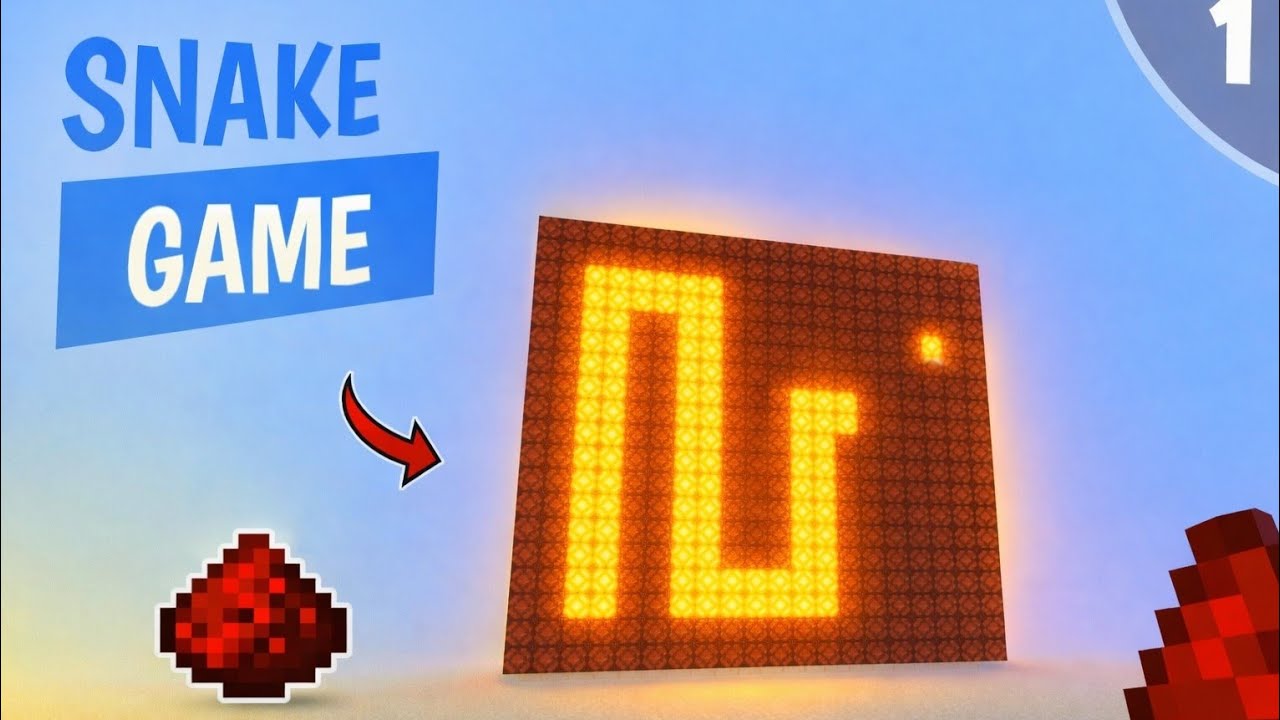 Building a Snake Game From Scratch in Minecraft (Part 1)