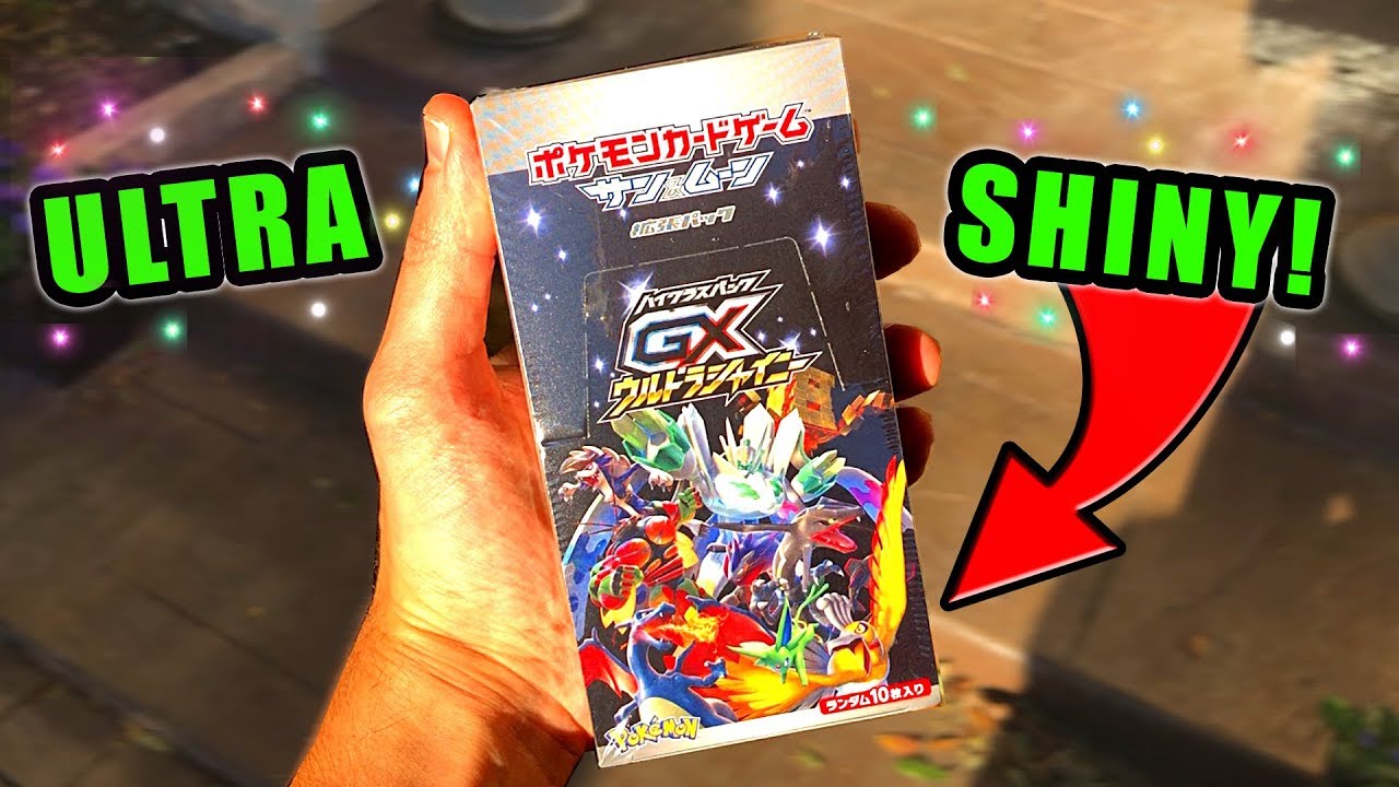 45 SHINY POKEMON CARDS?! - GX Ultra Shiny Booster Box Opening!